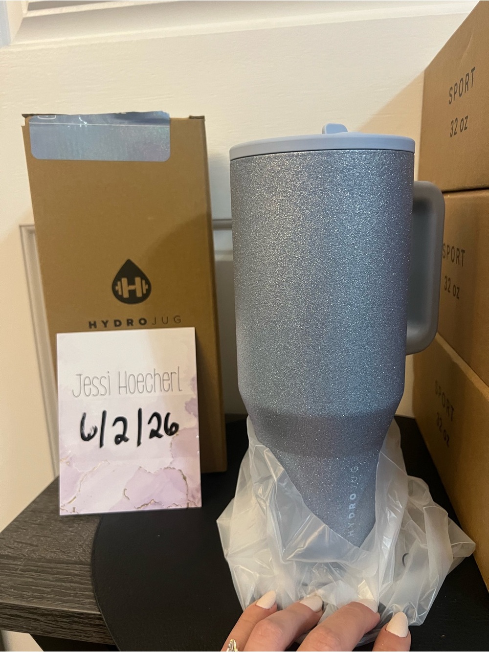 BNWT HydroJug Ice 40oz Traveler
